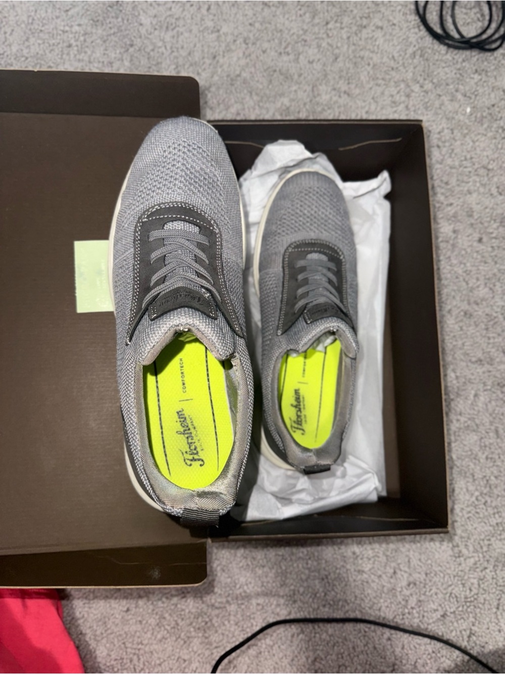 Florsheim Gray Kids' Satellite Knit Slip-On Sneaker